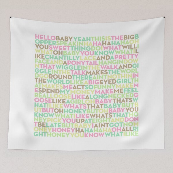 Item preview, Chantilly Lace - The Big Bopper (lyrics) v.9 designed and sold by x1brett.