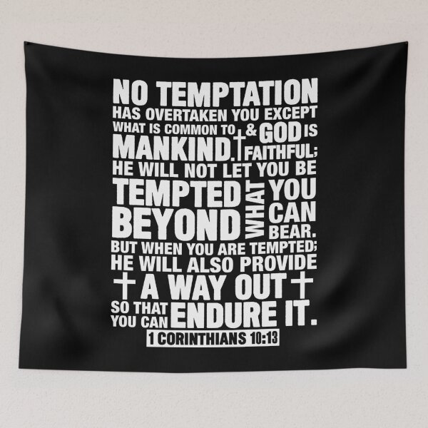 Item preview, 1 Corinthians 10:13 designed and sold by plushism.