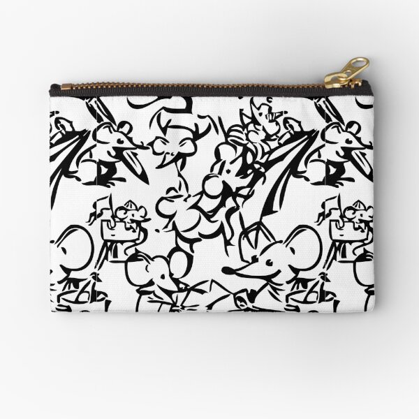 Mouse pattern Zipper Pouch