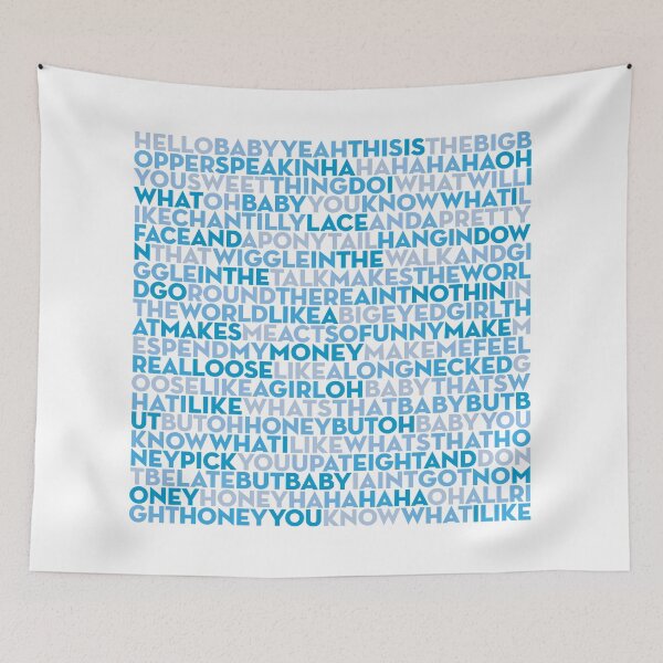 Item preview, Chantilly Lace - The Big Bopper (lyrics) v.10 designed and sold by x1brett.