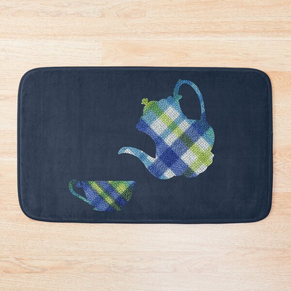 Item preview, Tea in Blue Yellow Plaid designed and sold by NineVi.