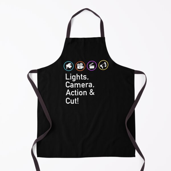 Item preview, Lights Camera Action & Cut Funny Film TV Crew Director designed and sold by JukeLox.