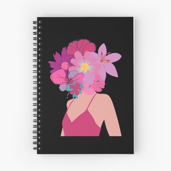 Item preview, Flower Head Girl in Pink designed and sold by CreativeBel.