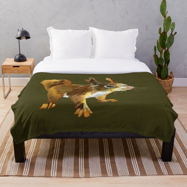 Item preview, Cute and fluffy squirrel painting - woodland artwork designed and sold by Blue-element.