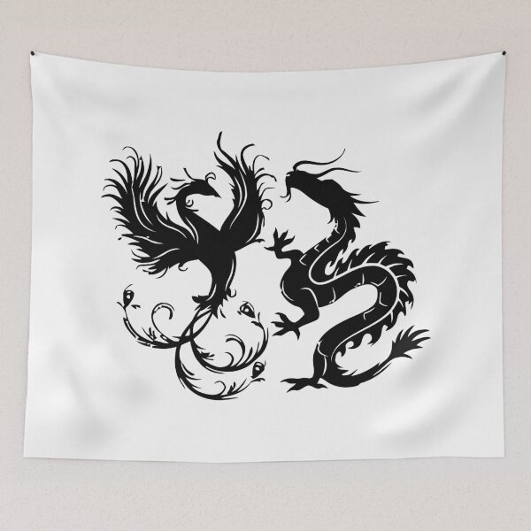 Item preview, Phoenix and Dragon designed and sold by lanhugefsdeq.