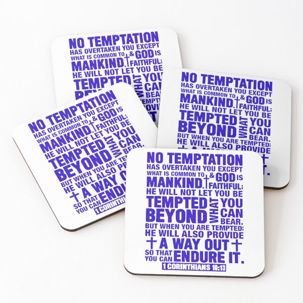 Item preview, 1 Corinthians 10:13 designed and sold by plushism.