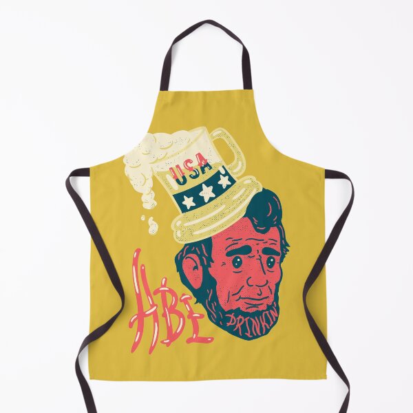 Item preview, Abe Drinkin - Boozy Abraham Lincoln wearing a Beer Mug Top Hat American Flag | Funny Happy Independence Day USA 2022 4th of July Memorial Alcohol Day Drinking Like Abe Lincoln Original Art Red designed and sold by Any Color Designs.