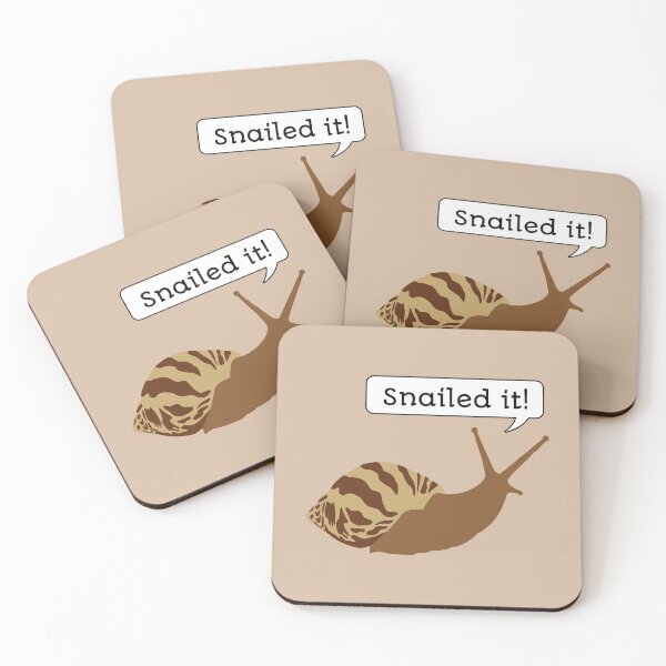 Item preview, Snailed it! designed and sold by GeoCreate.