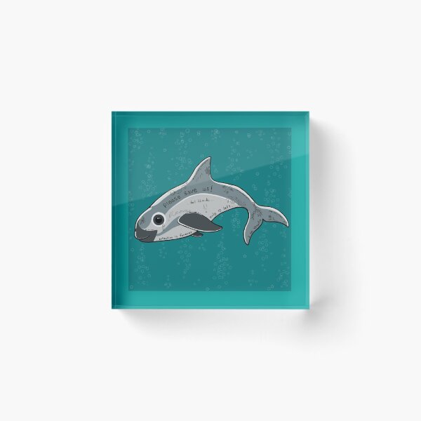 Item preview, Graffitied Vaquita designed and sold by Soozie Wray.