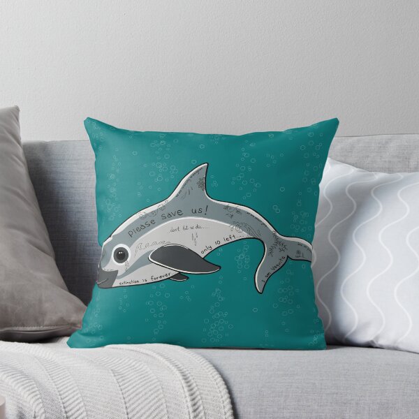 Item preview, Graffitied Vaquita designed and sold by Soozie Wray.