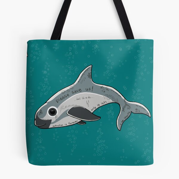 Item preview, Graffitied Vaquita designed and sold by Soozie Wray.