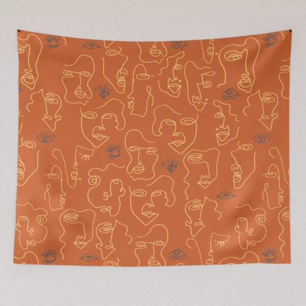 Item preview, Abstract Tribal faces designed and sold by Suvo18.
