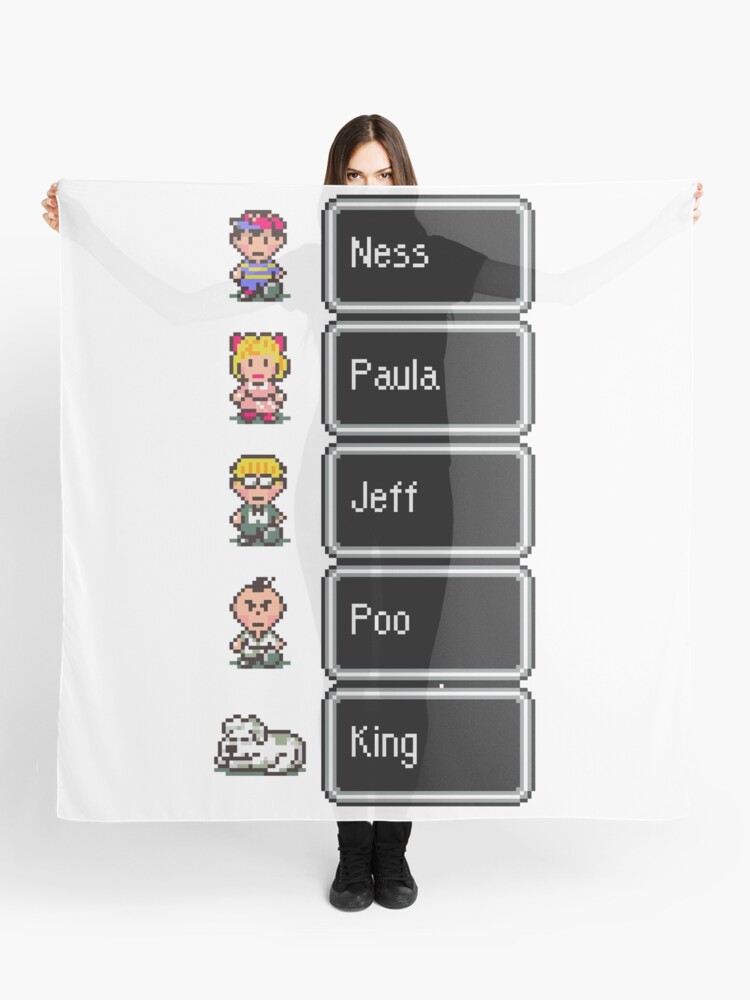 in the game earthbound one of the characters default names are four breaking bad characters breakingbad