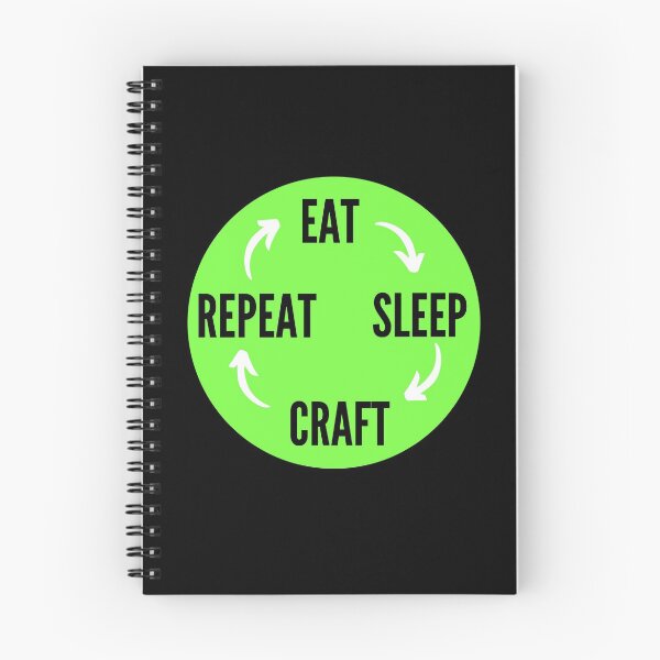 Item preview, Eat Sleep Craft Repeat-eat sleep repeat funny designed and sold by NikitaAg.