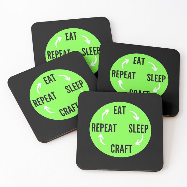 Item preview, Eat Sleep Craft Repeat-eat sleep repeat funny designed and sold by NikitaAg.