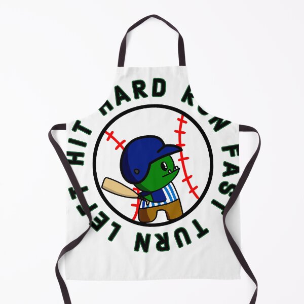 Item preview, Hit Hard, Run Fast, Turn Left Goblin Baseball designed and sold by Niiyoon's Designs.