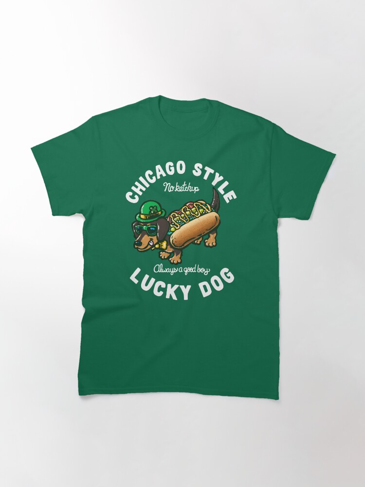 Thumbnail 2 of 7, Classic T-Shirt, Da Lucky Chicago Dog designed and sold by nickv47.