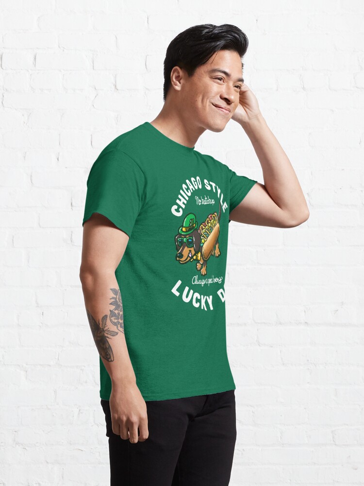 Thumbnail 5 of 7, Classic T-Shirt, Da Lucky Chicago Dog designed and sold by nickv47.