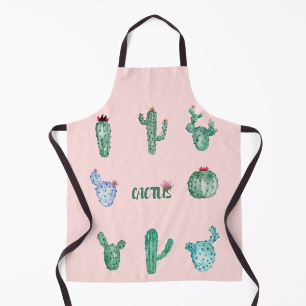 Item preview, Cactus Sticker water color cacti with label designed and sold by Maria Munajjed.