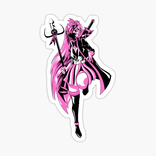 Vista previa del artículo con la obra «Chica mágica anime», diseñado y vendido por fackandflow.
