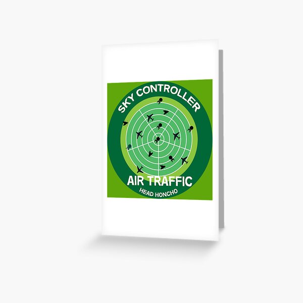 Funny Air Traffic Controller | Air Traffic Control | Airport Job Gifts | Aviation Greeting Card