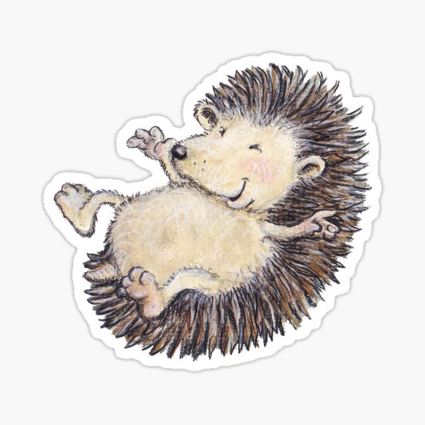 Happy hedgehog Sticker