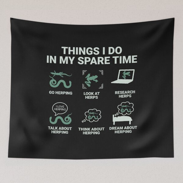 Item preview, Funny Herping And Herpetology Things I Do In My Spare Time Gift designed and sold by JokeGysen.