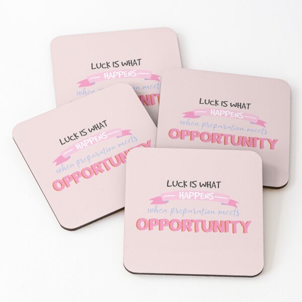 Item preview, Luck is what happens when preparation meets opportunity designed and sold by riccagarden.