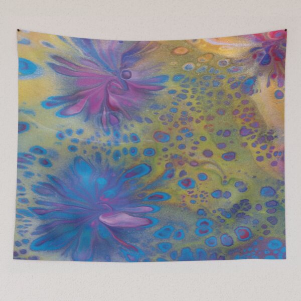 Item preview, Blue Floral designed and sold by cjgraphic.