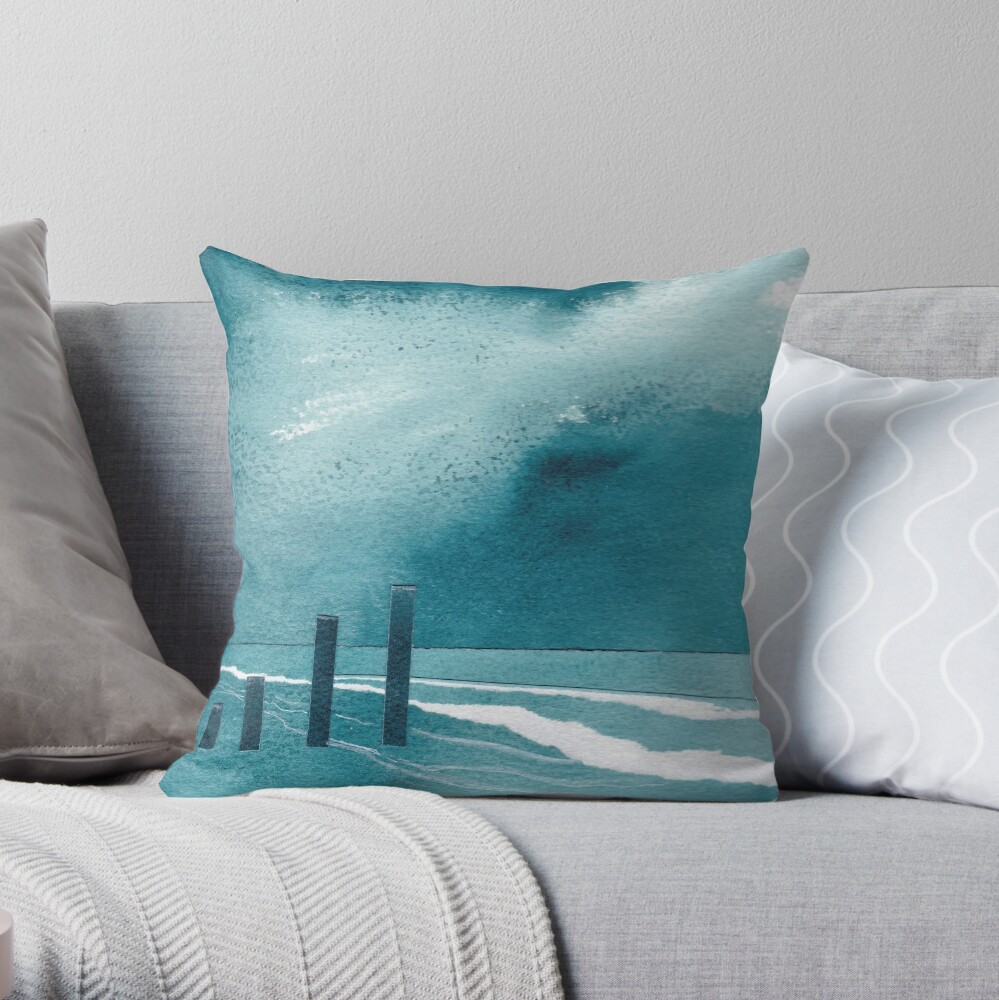 Item preview, Throw Pillow designed and sold by LisaLeQuelenec.