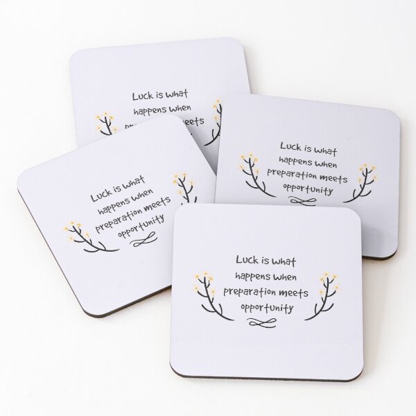 Item preview, Luck is what happens when preparation meets opportunity designed and sold by riccagarden.
