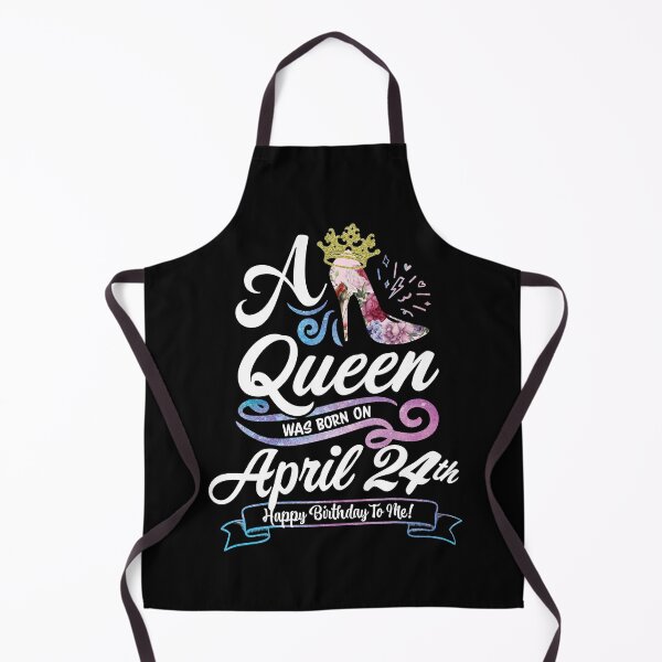 Item preview, A Queen Was Born On April 24th - April Birthday, Gift for Her, Gift for Mom, Daughter Gift, Best Friend Gift, Sister Gift, Personalized date designed and sold by ApparelEveryday.