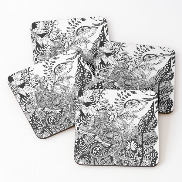 Item preview, Black and White Art Chamaleo designed and sold by Maria Paula Garrote.