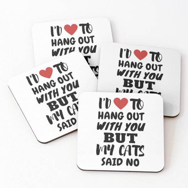 Item preview, Better To Hang Out With Cats designed and sold by GiveMePaws.