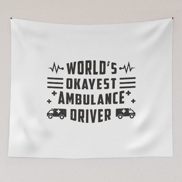 Item preview, World's Okayest Ambulance Driver Paramedic Gift designed and sold by tshirtconcepts.