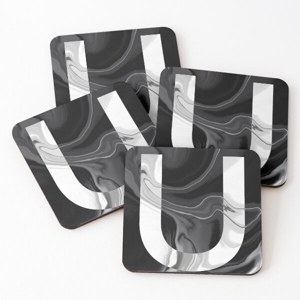 Item preview, “U” alphabet, marble abstract designed and sold by PAINTORS.