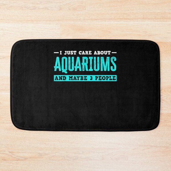 Item preview, I Just Care About Aquariums Funny Aquarist Fishkeeper  designed and sold by manidala.
