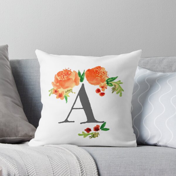 Item preview, Monogram Floral A designed and sold by SaraLoone.