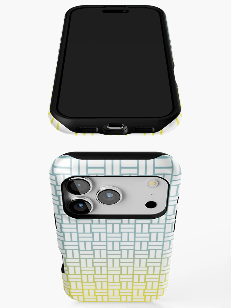 Thumbnail 3 of 4, iPhone Case, Simple Classy Braided Gradient Pattern designed and sold by Designs-RZ.