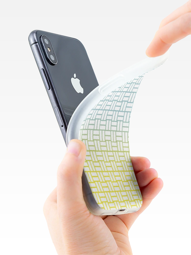 Thumbnail 4 of 5, iPhone Case, Simple Classy Braided Gradient Pattern designed and sold by Designs-RZ.