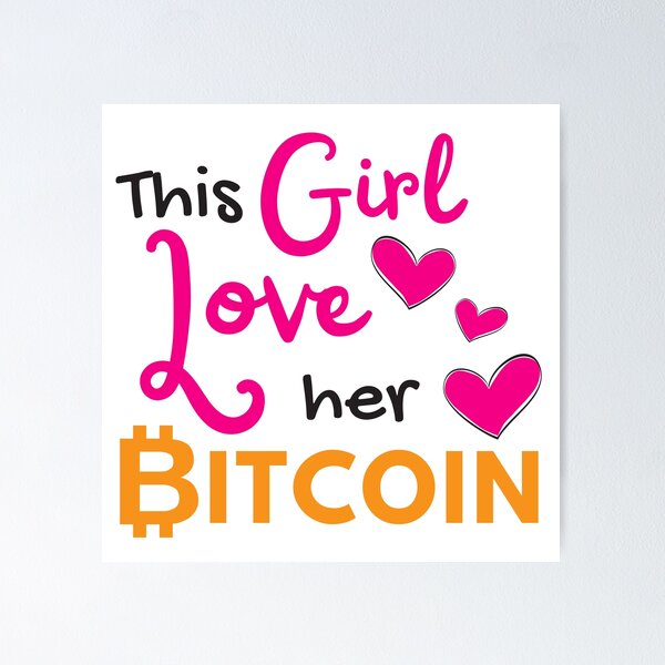 Item preview, This Girl Loves Her Bitcoin_Black-Pink designed and sold by Respire2020.