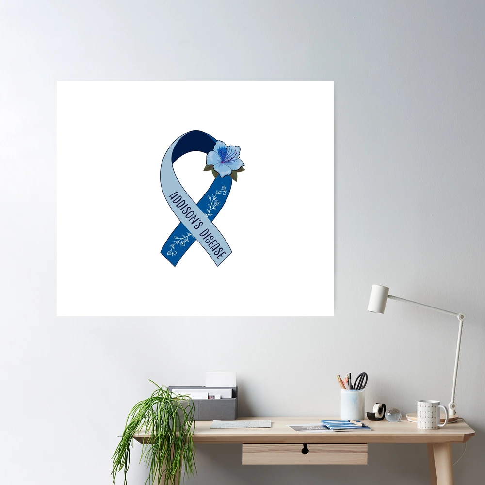 Addison's Disease Awareness, Addison's Disease Ribbon Poster for