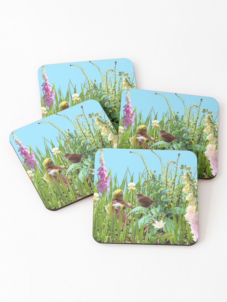Thumbnail 1 of 5, Coasters (Set of 4), Children's Design - cute items and gifts designed and sold by EuniceWilkie.