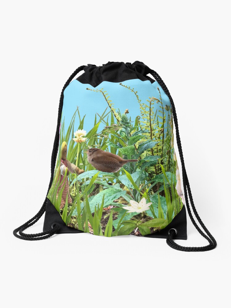 Thumbnail 1 of 3, Drawstring Bag, Children's Design - cute items and gifts designed and sold by EuniceWilkie.