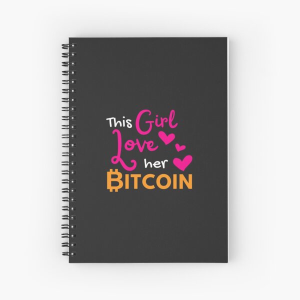 Item preview, This Girl Loves Her Bitcoin_White-Pink designed and sold by Respire2020.