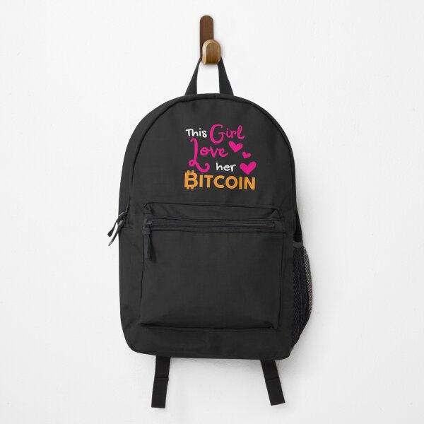 Item preview, This Girl Loves Her Bitcoin_White-Pink designed and sold by Respire2020.