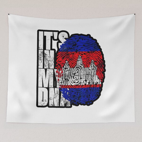 Item preview, It's In My Dna Cambodian Gifts Khmer Kampuchea Cambodia Flag designed and sold by AQVFOIY.