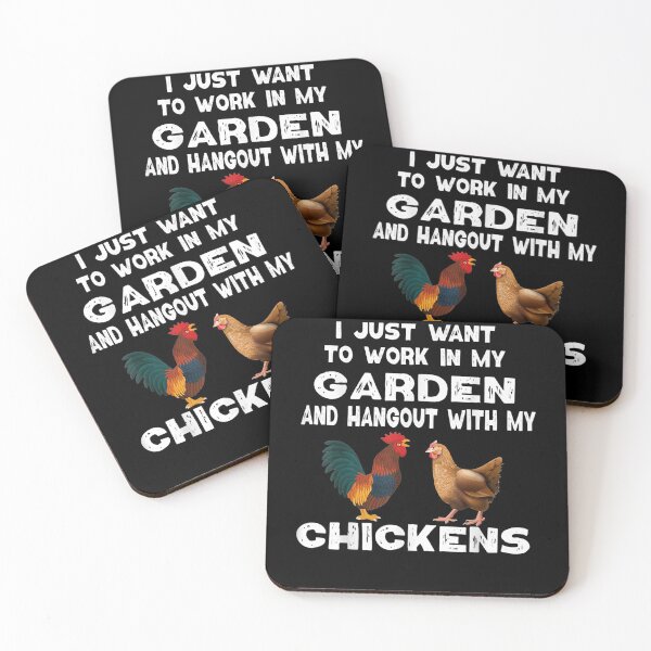 Item preview, I Just Want To Work In My Garden Chicken Mama  designed and sold by manidala.
