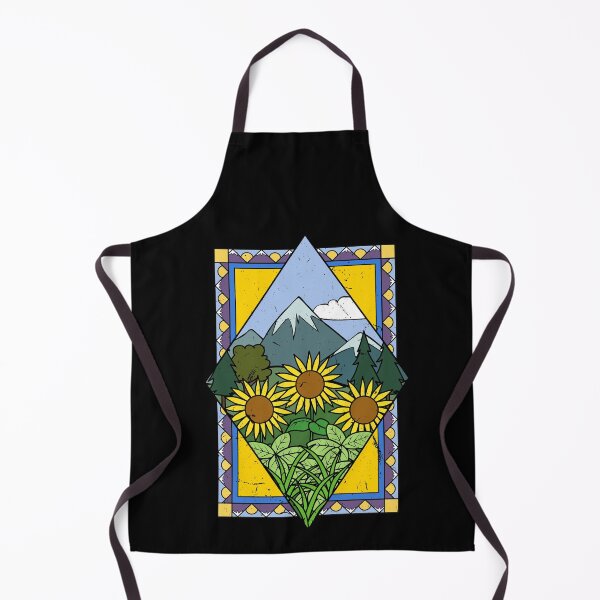 Item preview, Hippie Mountain Nature Sunflower Design designed and sold by Tom2468.