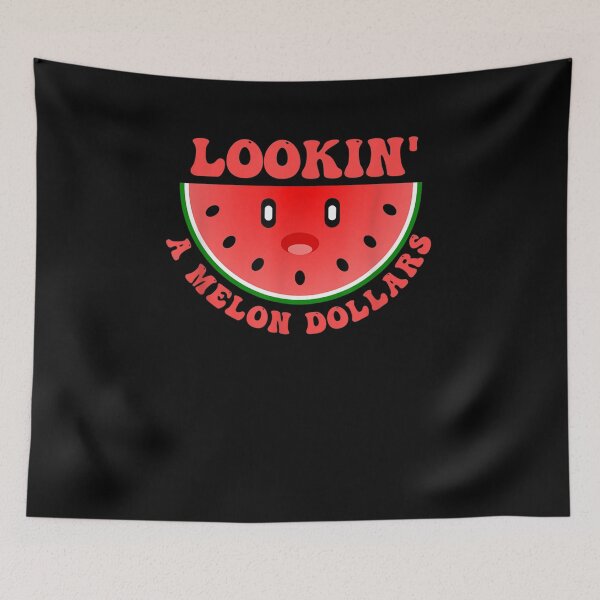 Item preview, Kawaii Watermelon Looking A Melon Dollars Funny Retro  designed and sold by manidala.
